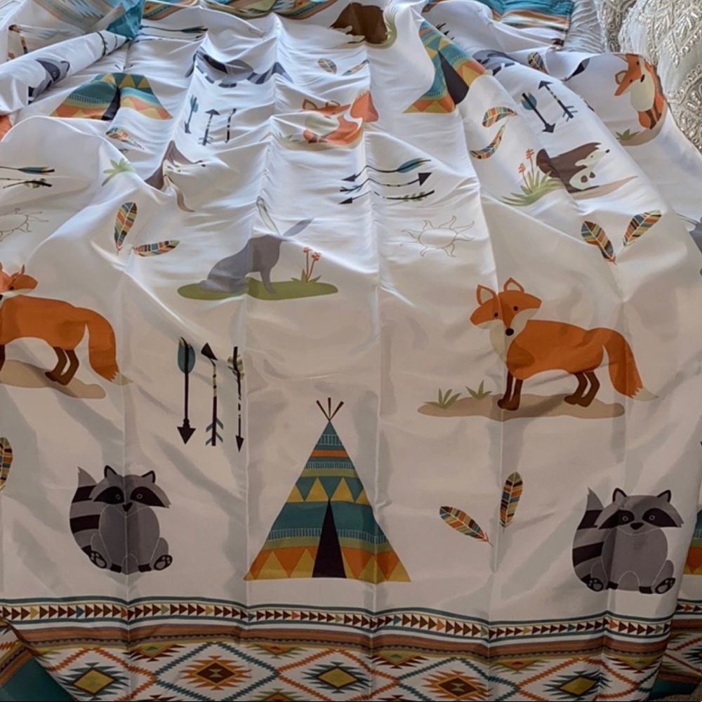 Mainstay shower curtain 70inx72in